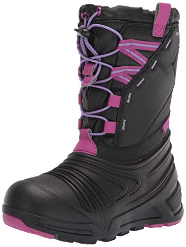 Merrell Snow Quest Lite 2.0 Waterproof Boot, Black Berry, 4 US Unisex Big Kid