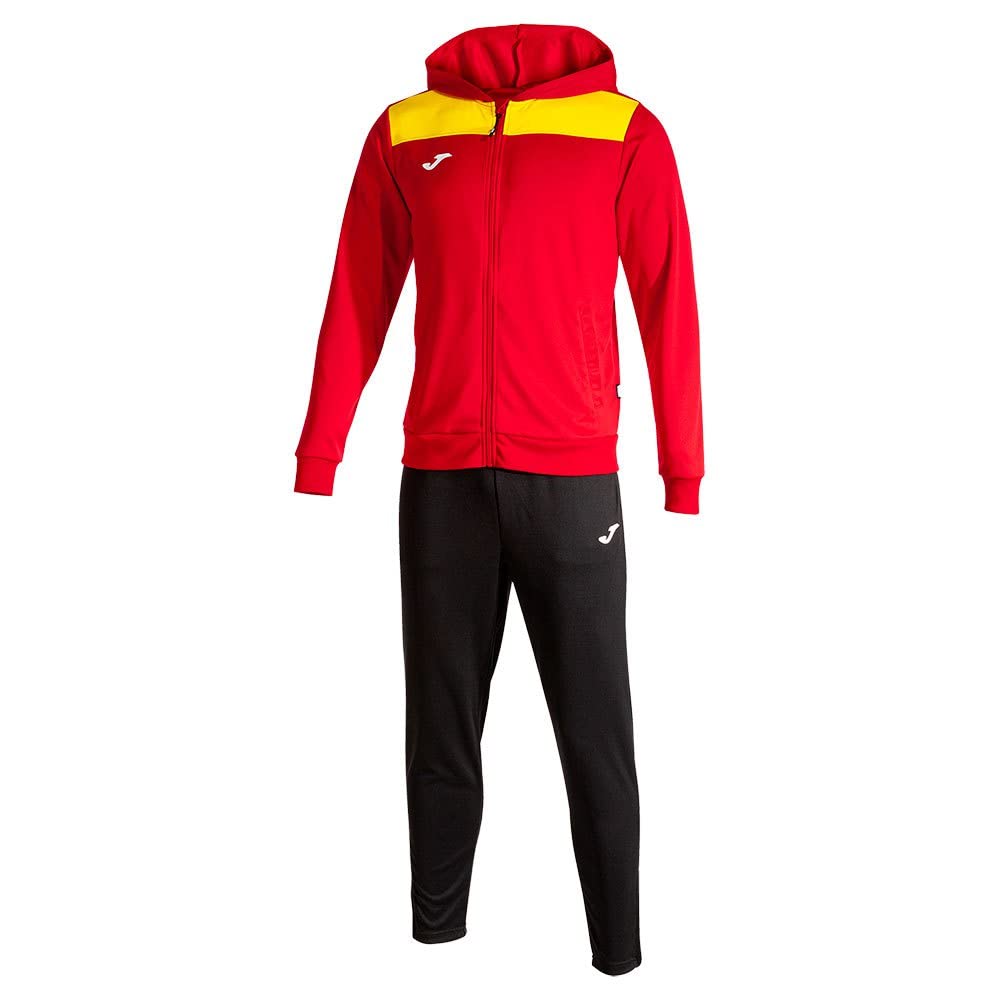 Joma Men's Phoenix II Tracksuit, Yellow red, XXL