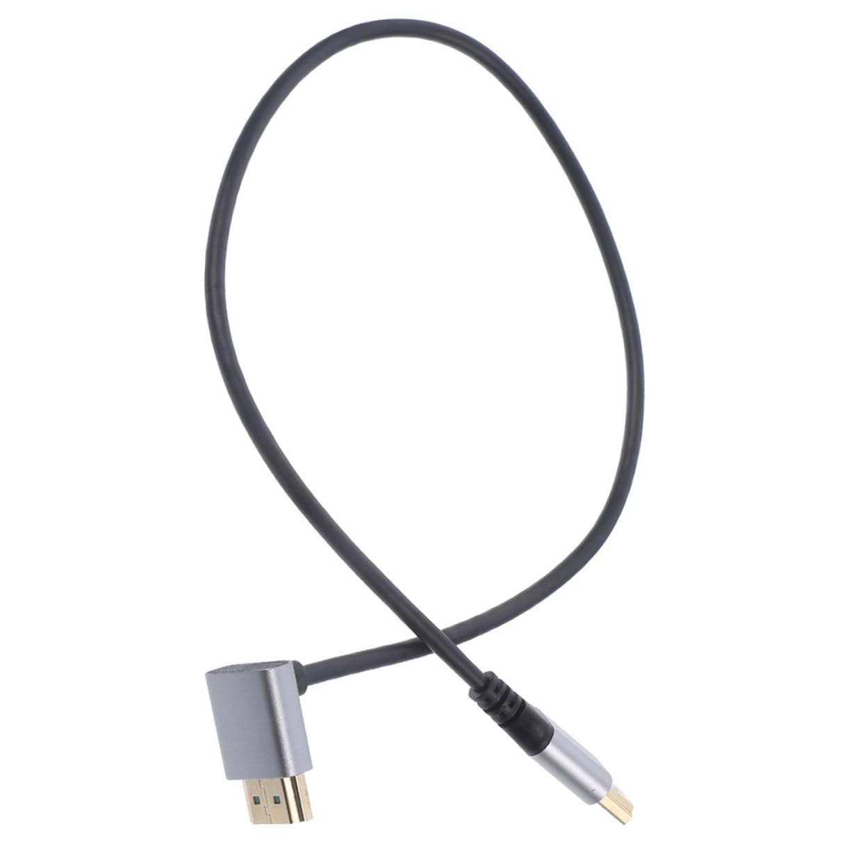 BESTonZON Male to Male Video Cable Downward Angle Connector for Tv Computer Flexible Design for Seamless High-Definition Entertainment