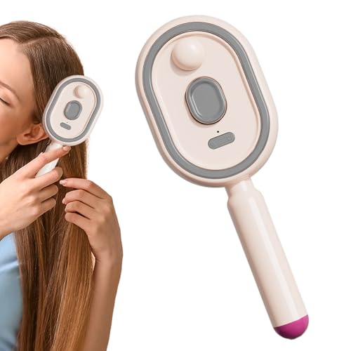 Tyinerc Spazzola per capelli bagnati – pettine per spazzolatura vibrante – Spazzola elettrica con cuscino d'aria luce rossa e – per donne e ragazze districare lucentezza e lisciatura casa