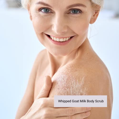 Dionis - Goat Milk Skincare Milk & Honey Scented Whipped Body Scrub (6 Oz) - Made In The Usa - Cruelty-Free And Paraben-Free #TOP6
