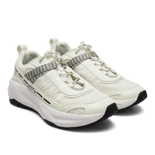Image of YOHO Men's Sneakers Jipsi | Stylish, Comfortable, Anti Skid & Breathable | Walking, Jogging & Lace Up Casual Sport Shoes for Man /Gents