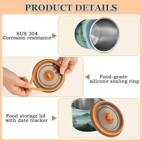 Contenedor Hermético de Café Acero Inoxidable 900 ml miniatura 5