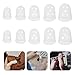 Yardwe 10Pcs Silicone Thumb Protectors for Kalimba Guitar More Soft Finger Sleeves with Slip Design for Comfort and Durability for Beginners