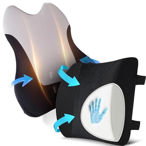 Lumbar Support Pillow for Office Chair Car Cover