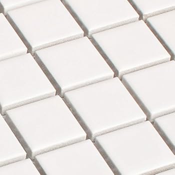 Keramik Mosaik Fliesen Weiss Matt 6 Mm Amazon De Baumarkt