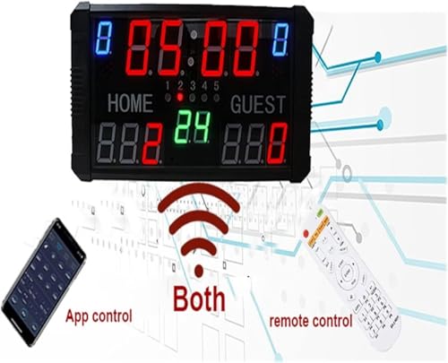 Marcador electrónico digital portátil para escritorio LED miniatura 4