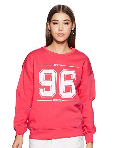 Image of Amazon Brand - Symbol Women Cotton Blend Round Neck Regular Fit Sweatshirt (Pullover) (Available in Plus Sizes)