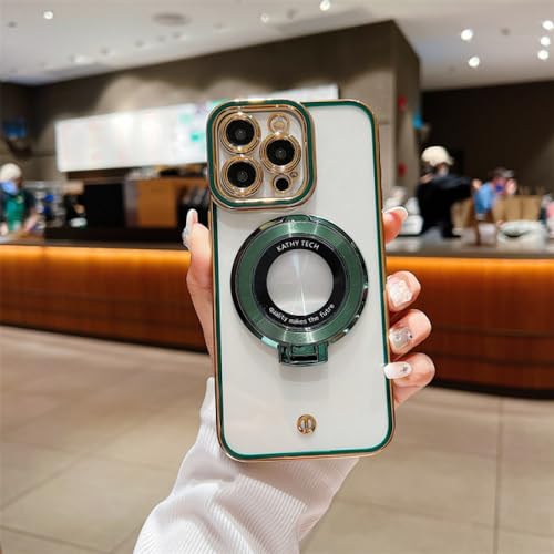 Coque iPhone 7 Plus pour regarder des vidéos en mains libres avec support vert