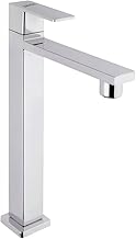 12 Inch High Neck Pillar Tap, SS 304, Chrome Finish, 7 Years Warranty, Bathroom Table Top Wash Basin Tap for Home, 12 Inch Tall Extended Body Pillar Cock, Smooth Foam Flow (TE120)