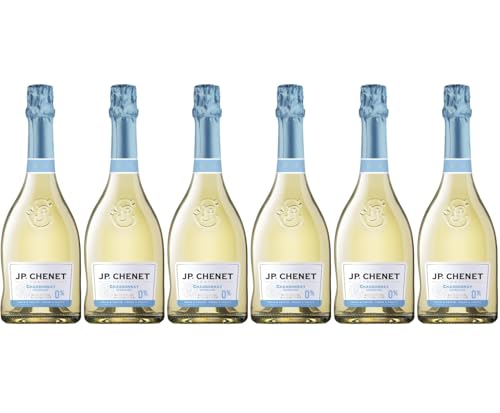 JP Chenet - Free Sparkling Chardonnay Vin blanc pétillant sans alcool - Sans arômes ajoutés, goût authentique - Origine : France (6 x 0.75 L)