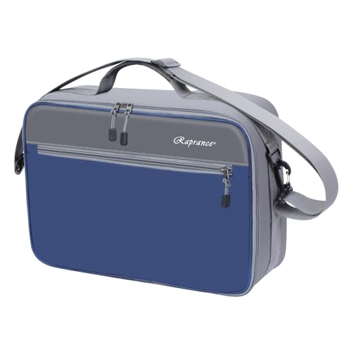 Raprance Estuche para Carrete de Pesca Fly, Divisores Personalizables, Caja de Almacenamiento a Prueba de Golpes, Portátil para Viaje, Azul miniatura 2
