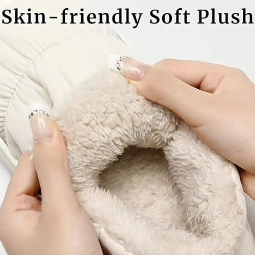 Quilted Puffer House Slippers with Full Foot Coverage Ultra-Soft Cotton Padding Fleece Lining Non-Slip Sole, All-Day Indoor Outdoor Comfort Warmth Shoes for Women Men3