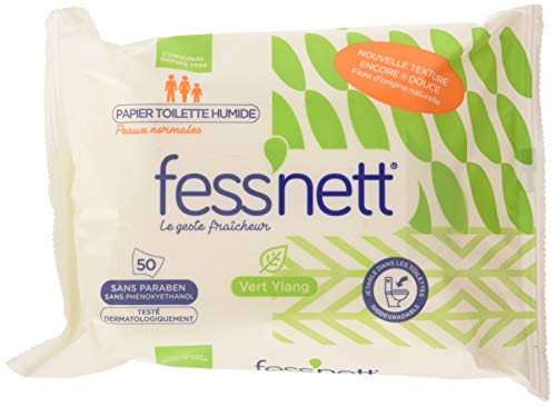  Fess'nett - Papier Toilette Humide Vert Ylang ...