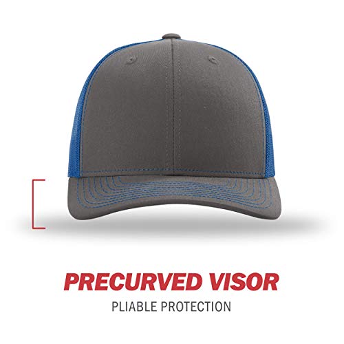 Image of Richardson 112P Patterned Snapback Trucker Hat - Custom Leather Patch Hat | No Minimals | Volume Tiered Pricing