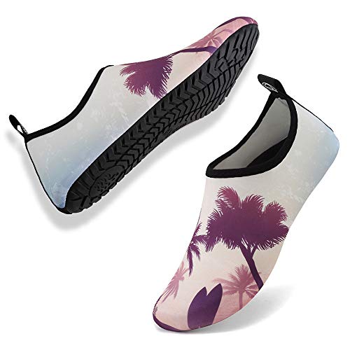 Image of WateLves Womens and Mens Kids Water Shoes Barefoot Quick-Dry Aqua Socks for Beach Swim Surf Yoga Exercise