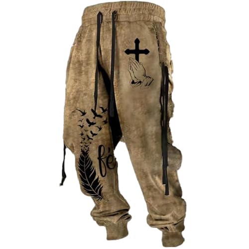 RUMAOZIA Pantalones de chándal para hombre, moda 3D, impresión