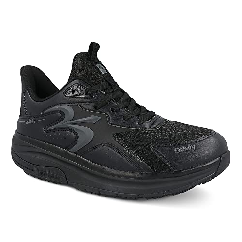 G-DEFY Energiya Men’s Cross Trainer Shoe | Heel Support | VersoShock Technology for Pain Associated with Prolonged Standing or Walking | Arch Support | Diabetic Shoes | Wide Shoes | Free Orthotic