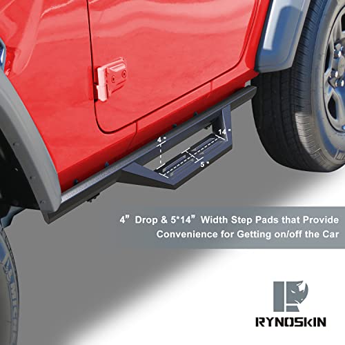 Estribos para Jeep Wrangler JL 2 puertas 2018-2026 miniatura 4