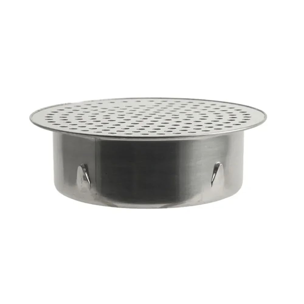 304 Stainless Steel Drain Stopper for PVC Pipes - High Flow Hollow Strainer for Optimal Drainage (50-200mm)(130tubes)