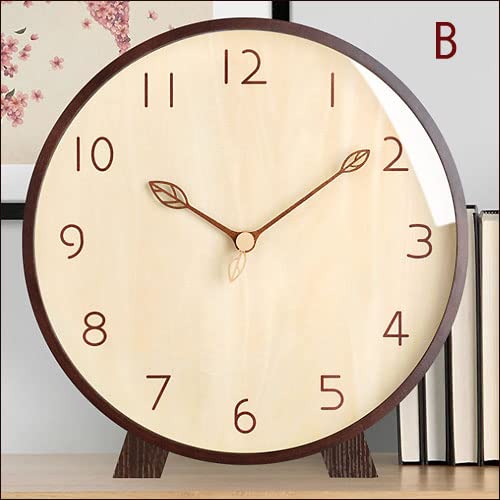 Amazon.co.jp: 一年保証付き 置き時計 アンティーク レトロ 木製 静音