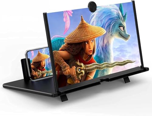 BAONUO Lente ingrandimento smartphone, 20 pollici Ingranditore schermo smartphone 3D