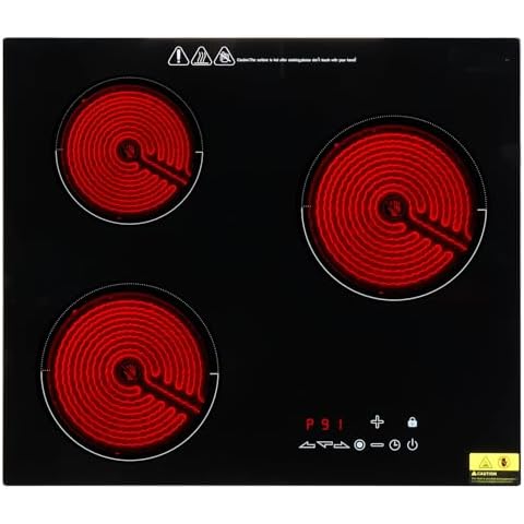 Plaque Vitrocéramique TactFire 3 Feux Cover