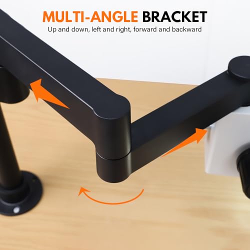 TOAUTO Multi-Directional Microscope 7X-50X Magnification Jewelry Inlaid Microscope with Adjustable Bracket & Ring LED Light - Image 3
