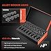 A-Premium 16Pcs Chromoly Steel Engine Roller Tip Rocker Arms with Self-aligning Compatible with Chevy SBC(Small Block) 350, 1.5 Ratio, 3/8