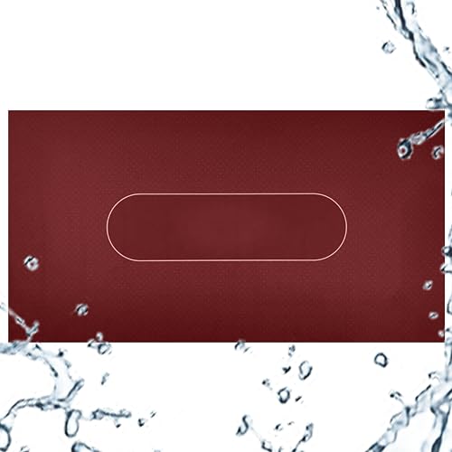 BALIKEN 108 x 56 Inch Texas Hold'em Poker Mat for Tabletop with Smooth Premium Surface Noise Reduction Dustproof Professional Gambling Tablecloth