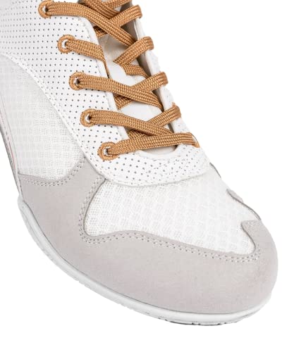 Venum "Elite Boxing Shoes - White/Gold #TOP4