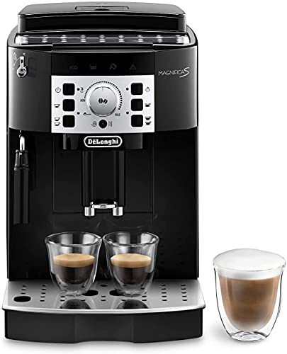chaozhi Kaffeevollautomat mit Milchschaumdüse, exklusiv, Direktwahltaste für Espresso und Kaffee, 2 Tassen Funktion, 1,8…