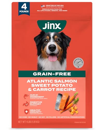 Jinx Premium Grain-Free Dry Dog Food, for All Lifestages - Real S...