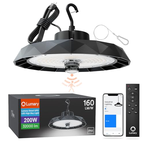 Lumary Smart Bluetooth UFO LED High Bay Light w/Motion Sensor