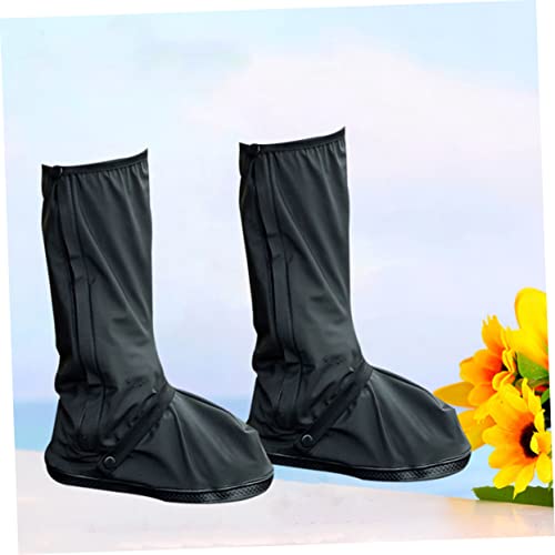 Protector para calzado para hombres y mujeres, fundas impermeables reutilizables para botas en días lluviosos, para viajes al aire libre miniatura 3