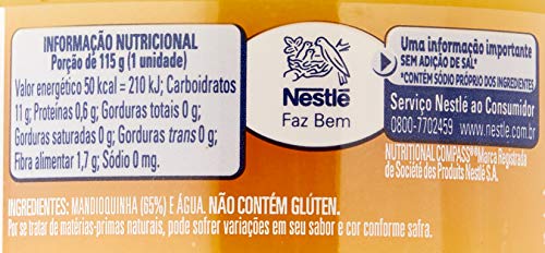 Papinha, Mandioquinha, Nestlé, 115g