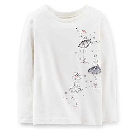 Carter's Ballerina Tee (Toddler/Kid) - Ivory-2T