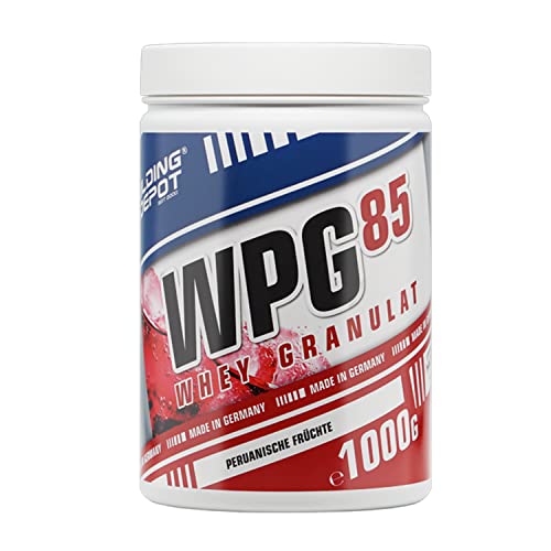 Bodybuilding Depot - WPG-85 Clear Whey Protein Granulat/Isolat 1kg - peruanische Früchte | speziell zum Mixen in Wasser | perfekte Löslichkeit | hoher BCAA und EAA Anteil