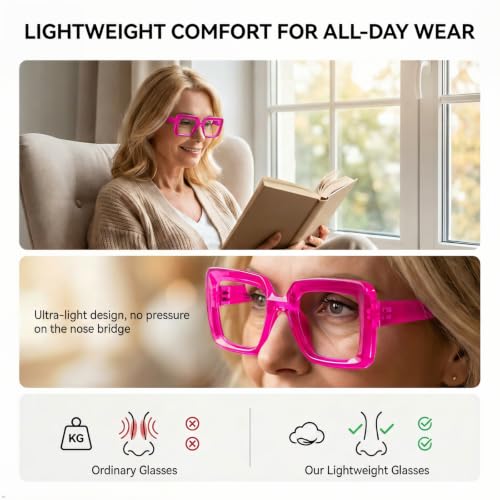 Image of Eyekepper Reading Glasses 1.25, Readers for Women, 2 Pack Rose
