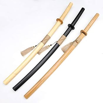 Amazon.co.jp: 竹刀 剣道 居合道 剣術 練習 舞台道具 木刀 模造