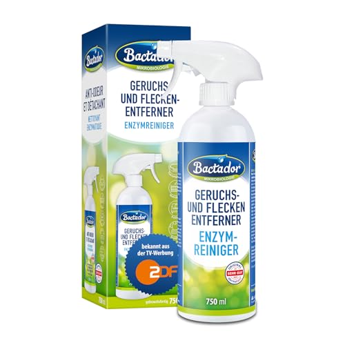 Bactador Enzymreiniger Spray 750ml - Geruchsentferner...