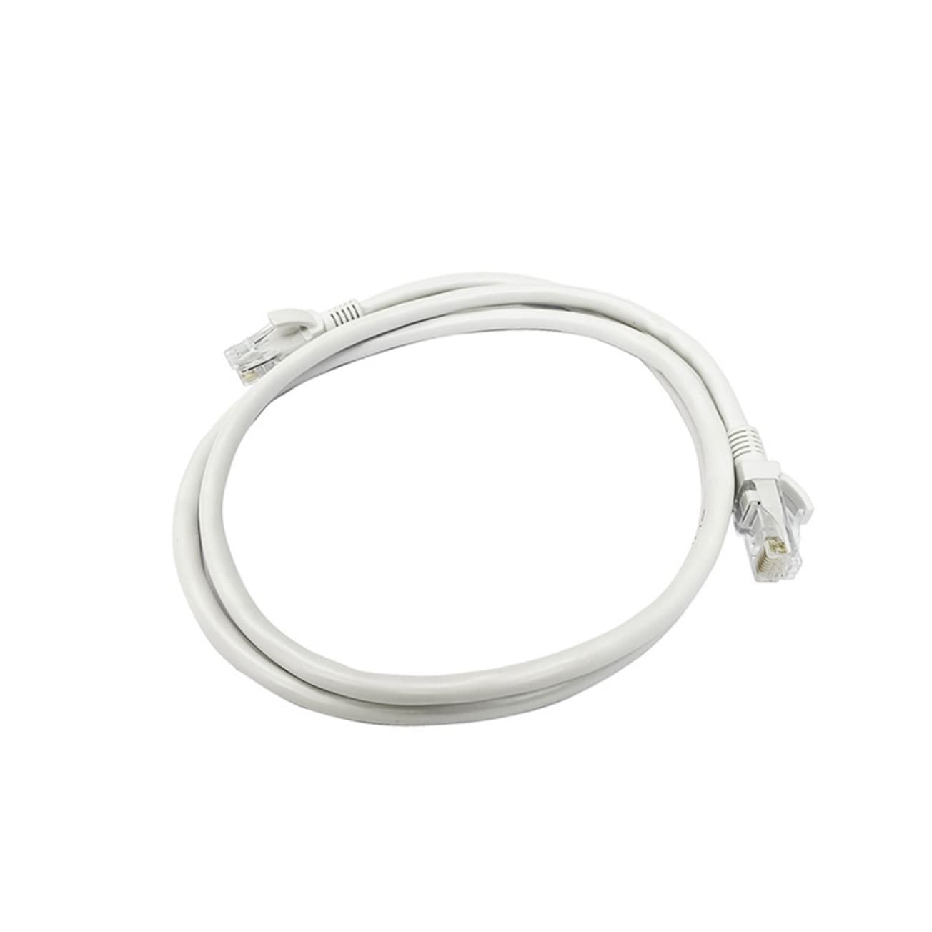 Gadpiparty Cavo Di Rete Da Metri Connettori Cavo Ethernet Per Server Router e Dispositivi Poe Bianco