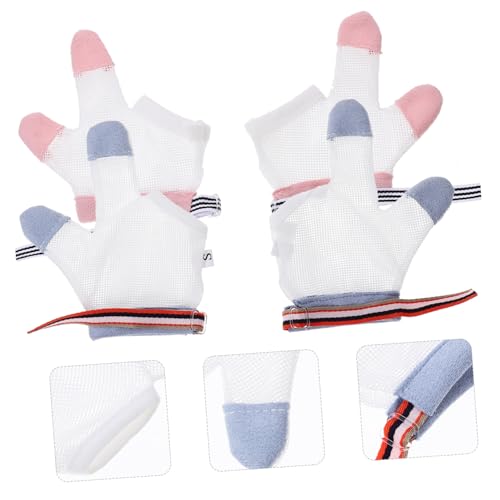 Guantes antisucción para bebés Toyvian cómodos con protección contra morderse los dedos 6