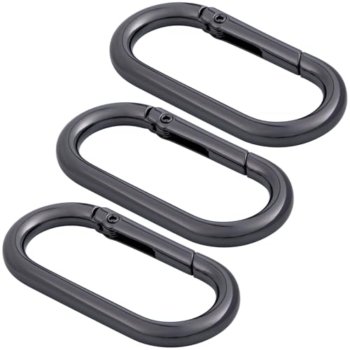 Image of Oval Spring Ring Clips, Metal Keyring Purse Clip