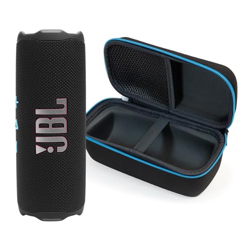 Image of JBL Flip 7 (Black /Orange) + Bundle with divvi! Protective Hardshell Case (Black)