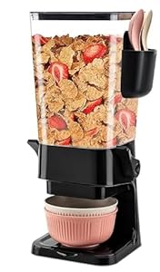 Osacoe Cereal Dispenser Black 1 opakowanie
