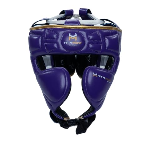 Image of HIT N MOVE Air Armor Precision Boxing Headgear - Lightweight & Protective Headgear for Men and Women in MMA, Kickboxing, Muay Thai, Training & Sparring and Combat