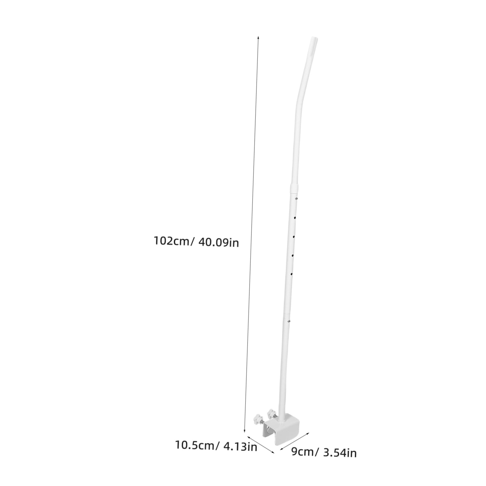CIYODO Adjustable Crib Canopy Holder Rack Tube Clip Support Bracket for Double Clamp Installation Elegant Design for Home Nursery Protection