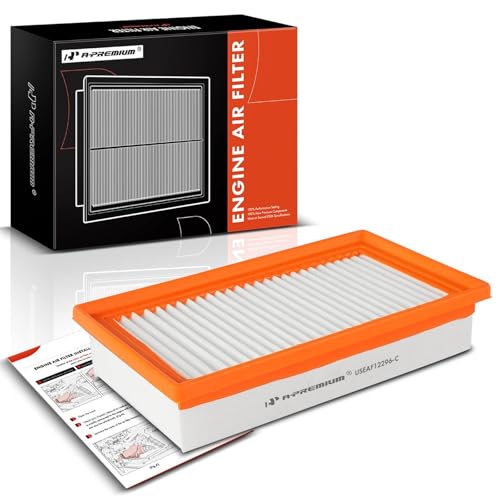 A-Premium Front Engine Air Filter Compatible with Hyundai Accent 2018-2022 & Kia Rio 2018-2023, 1.6L, Replace# 28113H9100, 281138100