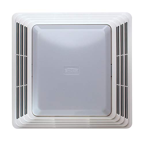 Broan-NuTone 678 Exhaust Ventilation Fan and Light Combination for Bathroom and Home, 50 CFM, 2.5 Sones, White